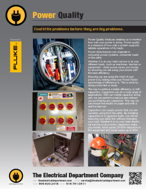 Power Quality Analyzer - The Electrical Department Company