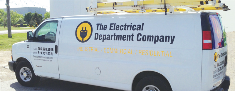 The Electrical Department Company serves Southern Ontario